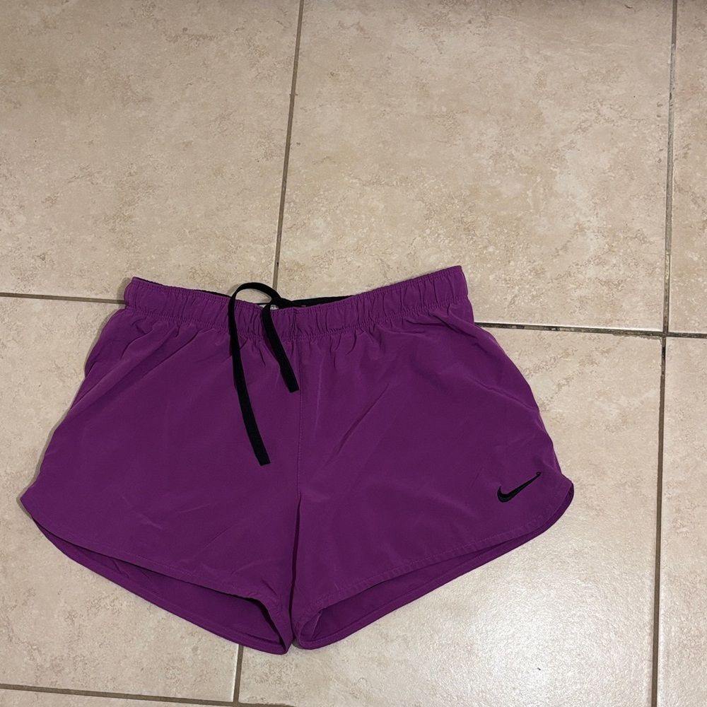Nike Women's Vibrant Purple Athletic Shorts